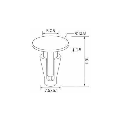 Fästclips – 10-pack