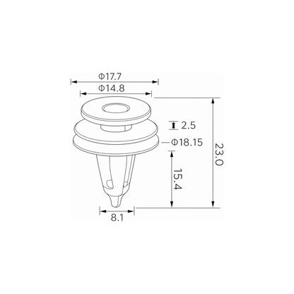 Fästclips – 10-pack
