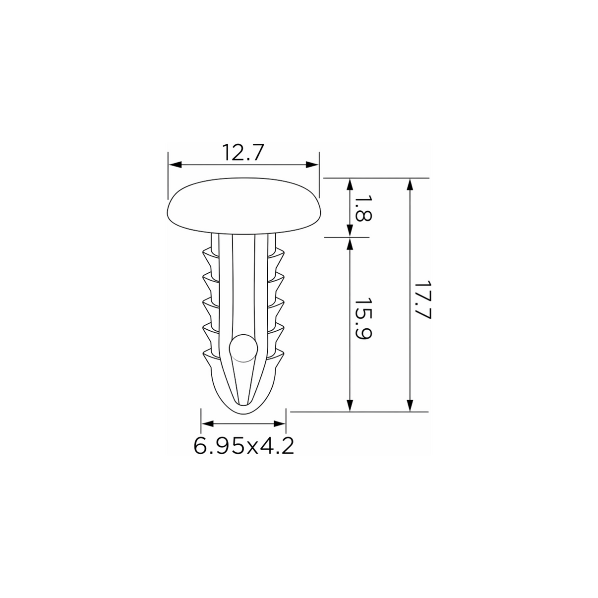 Fästclips – 10-pack