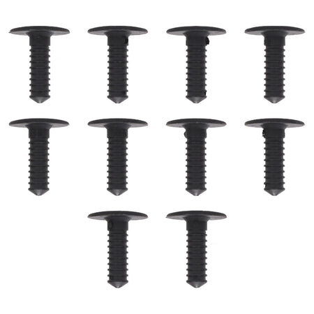 Fästclips – 10-pack – Svart
