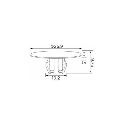 Fästclips Mitsubishi Asx/Carisma m.fl. – 10-pack