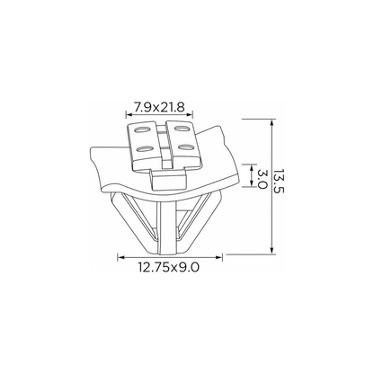 Fästclips – 10-pack