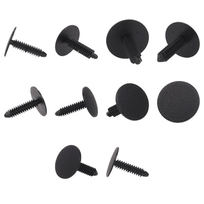 Fästclips – 10-pack – Svart