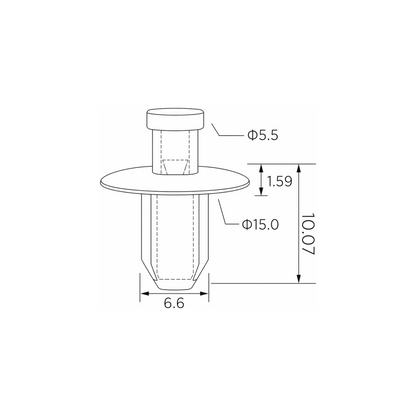 Fästclips – 10-pack