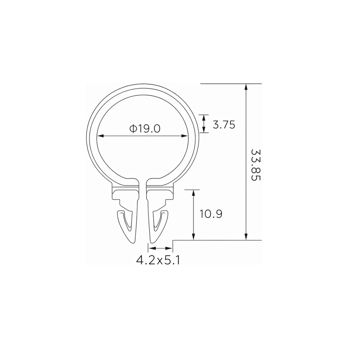 Fästclips – 10-pack