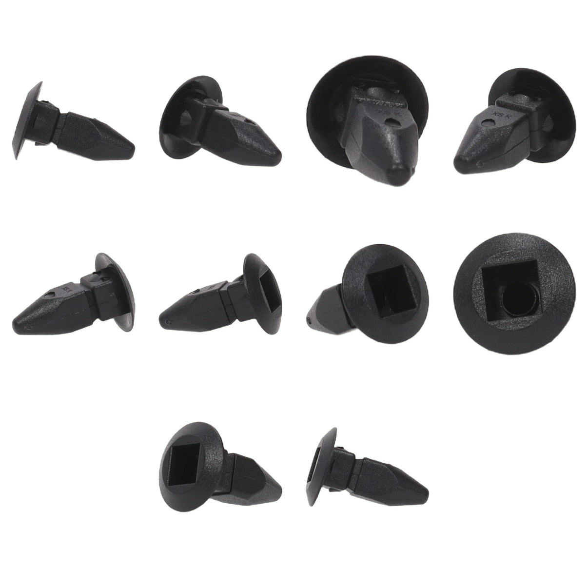 Fästclips Audi A1/A1 Sportback m.fl. – 10-pack – Svart