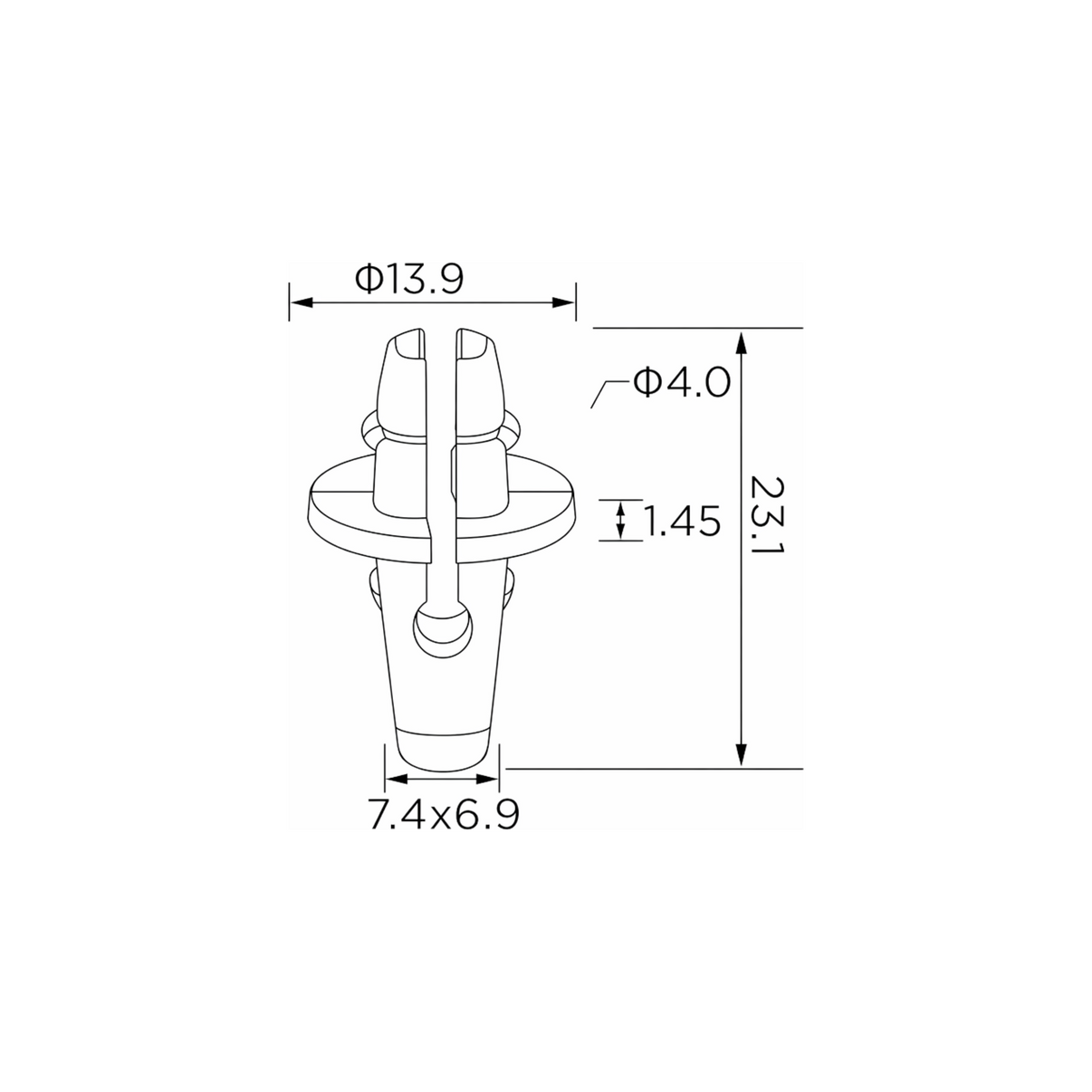 Fästclips – 10-pack