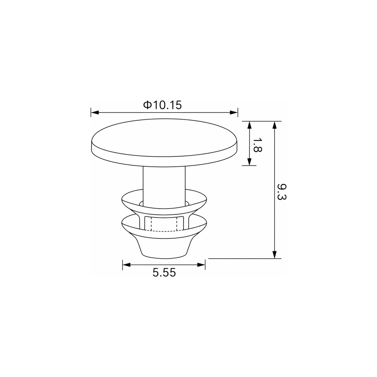 Fästclips – 10-pack