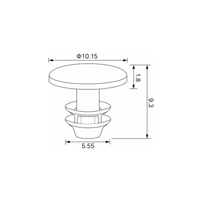 Fästclips – 10-pack