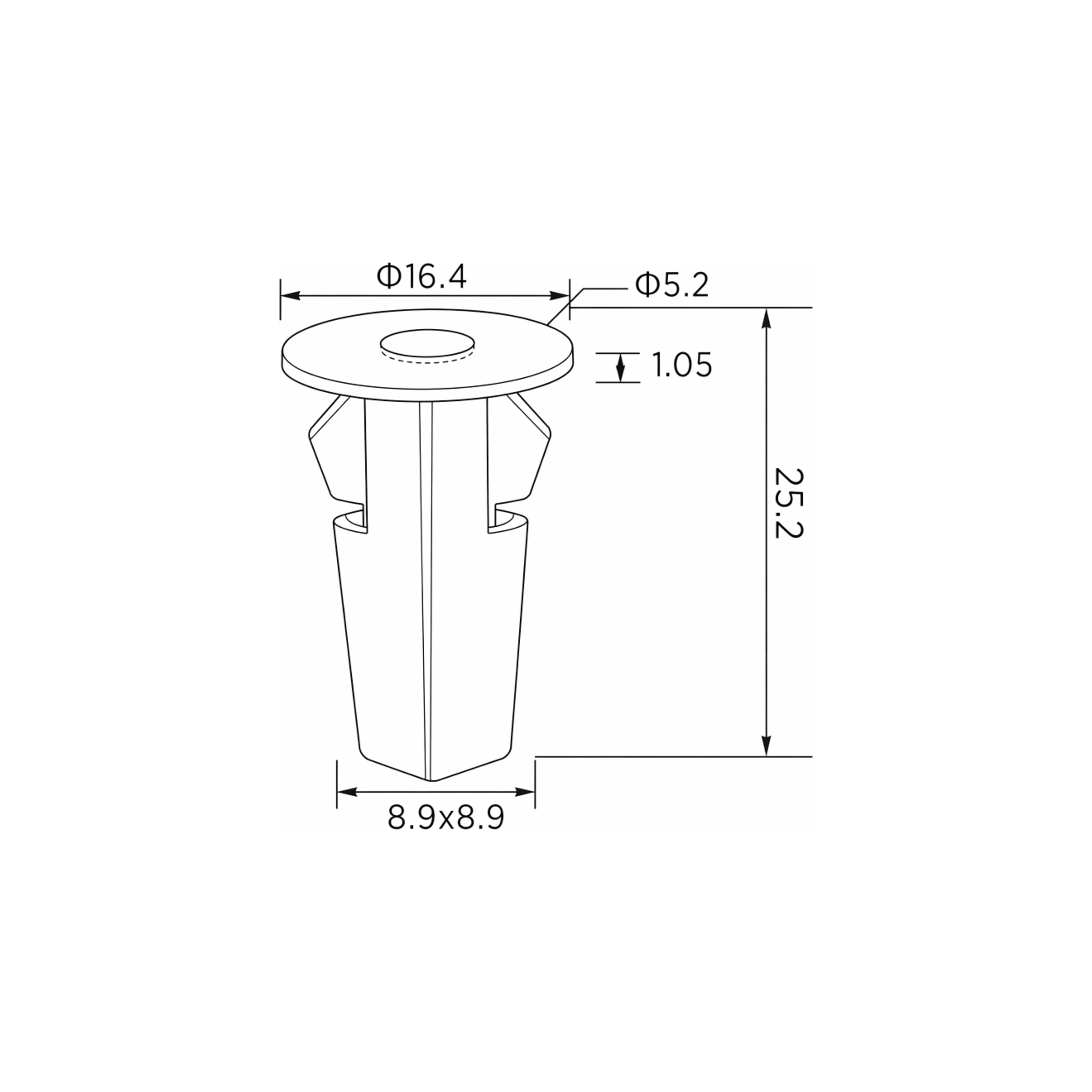 Fästclips – 10-pack