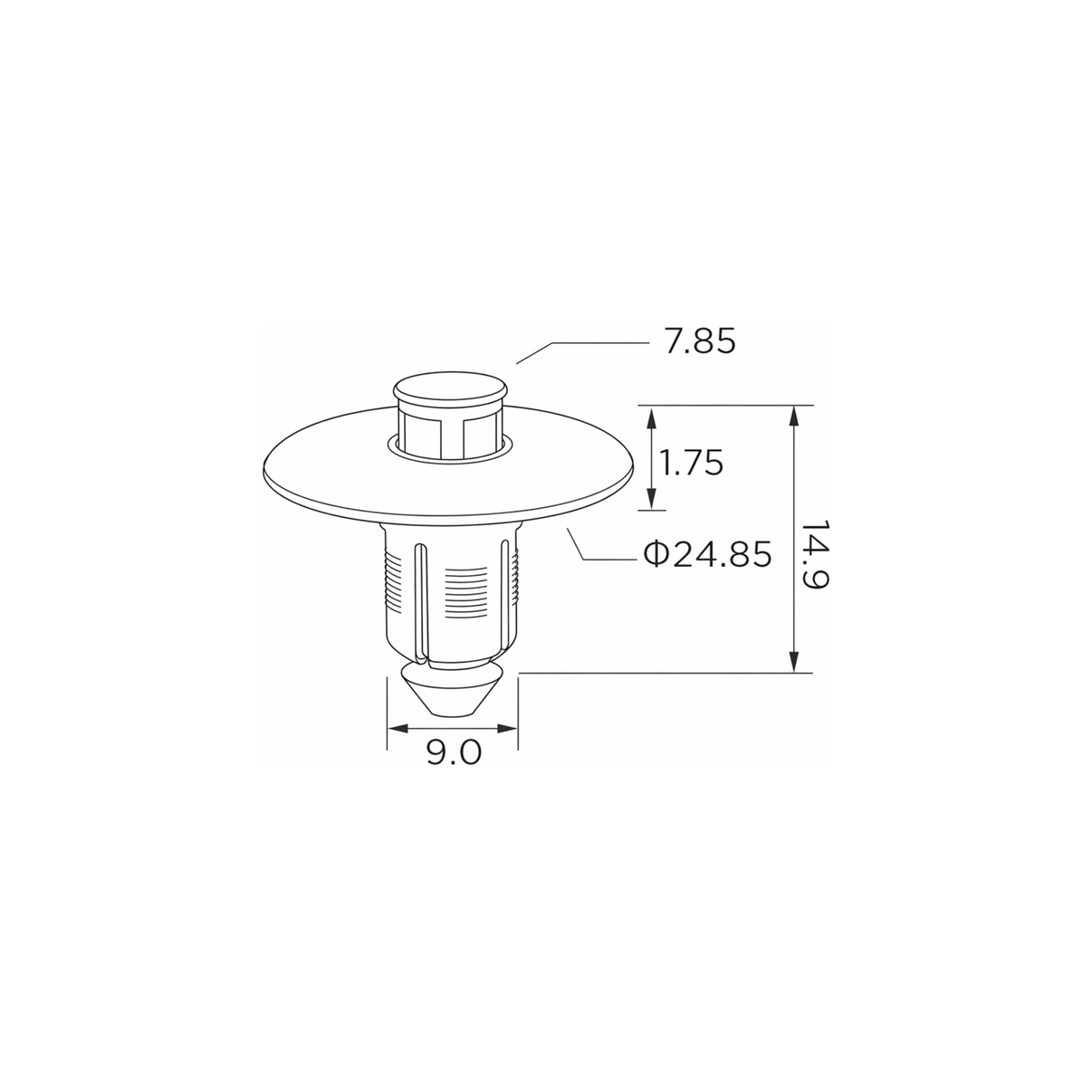 Fästclips – 10-pack