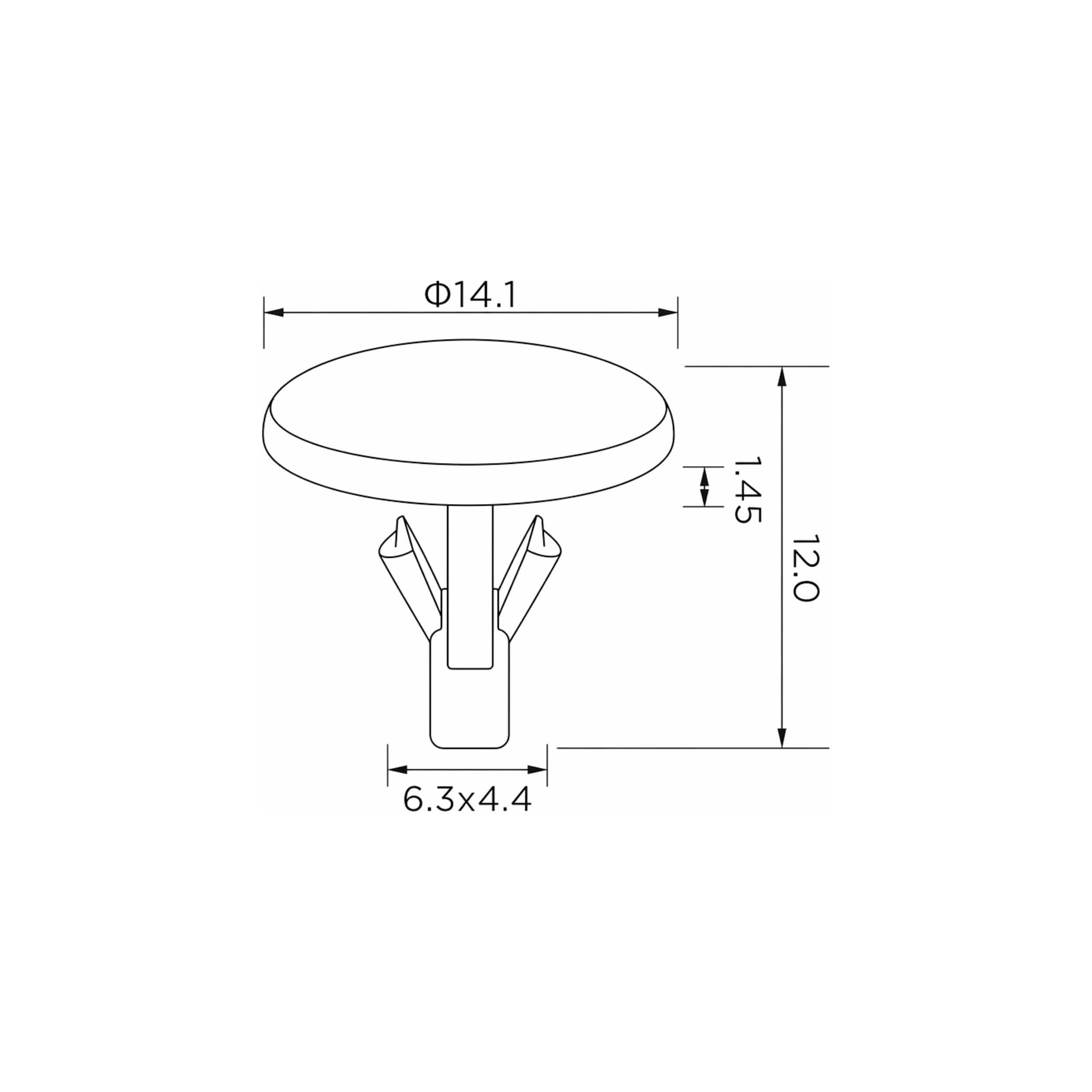 Fästclips Mazda 3/5 m.fl. – 10-pack