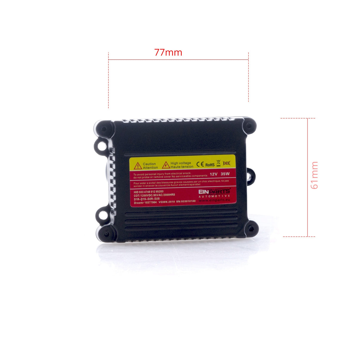 Xenonkit – H11 – PGJ19–2 – 4300K – 35 W – 9V - 16V