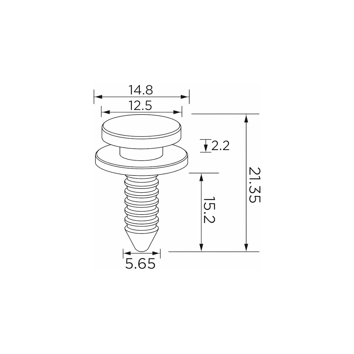 Fästclips Seat Altea/Arona m.fl. – 10-pack