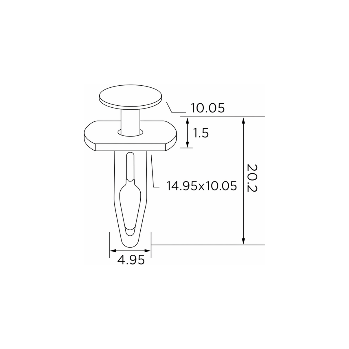 Fästclips – 10-pack