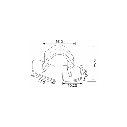 Fästclips Audi A2/A3 m.fl. – 10-pack – fäste Klamra instalacyjna