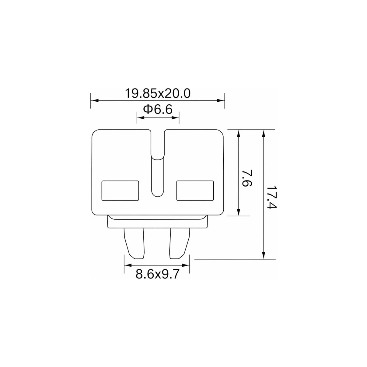 Fästclips – 10-pack