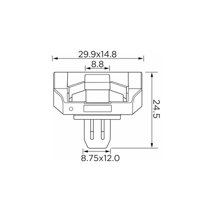 Fästclips – 10-pack