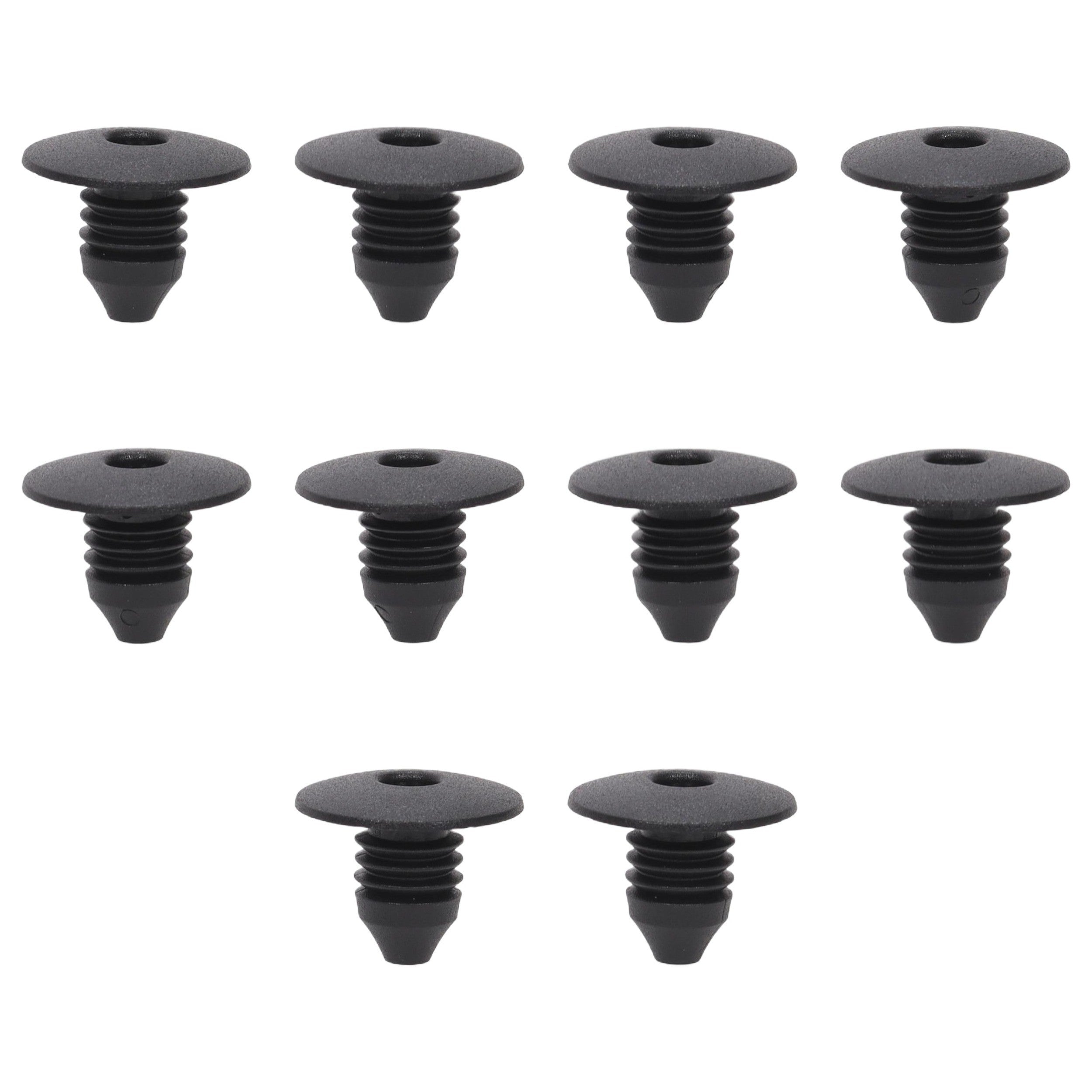 Fästclips VW Golf III/Golf IV m.fl. – 10-pack – Svart
