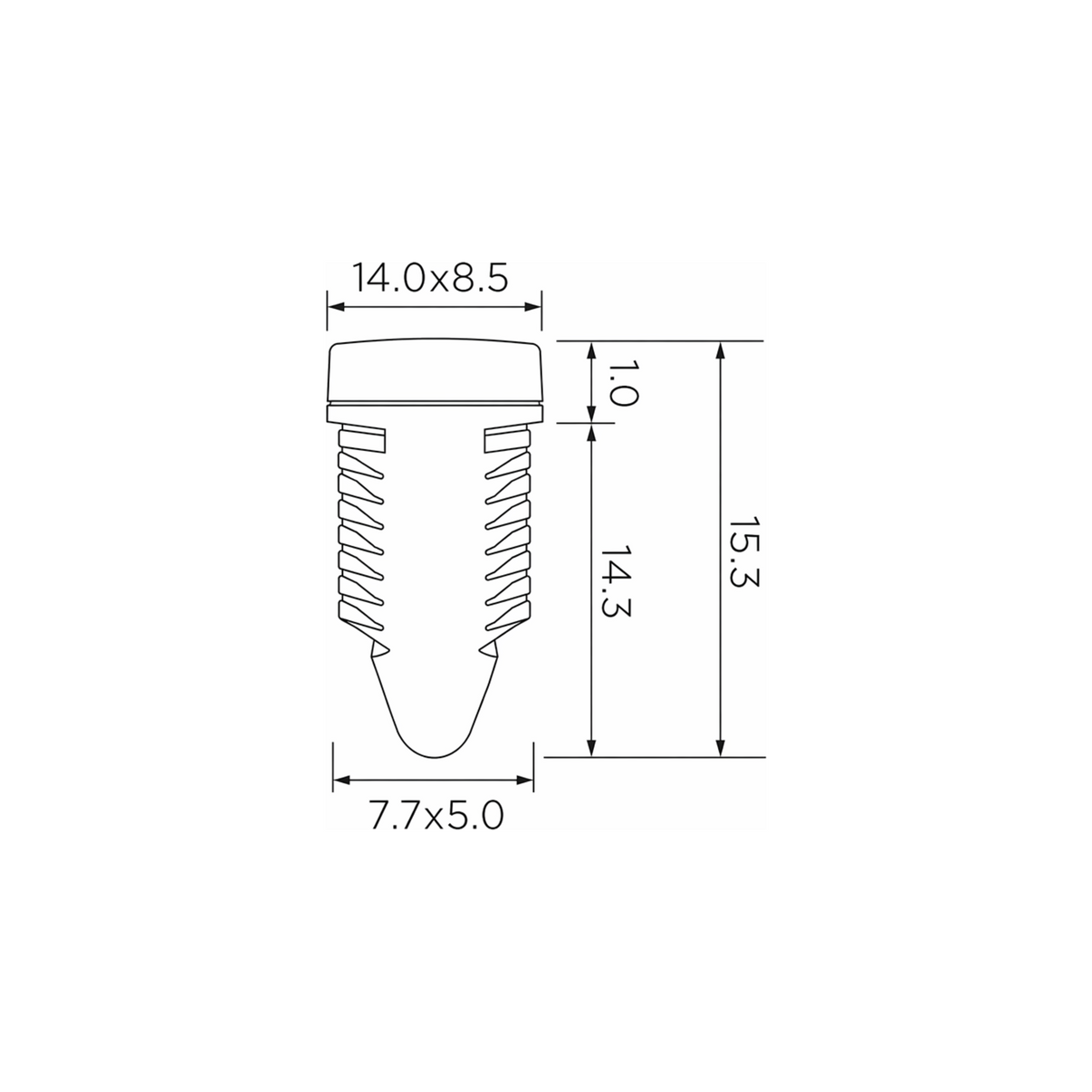 Fästclips MINI/Coupé m.fl. – 10-pack
