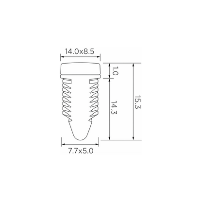 Fästclips MINI/Coupé m.fl. – 10-pack