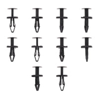 Fästclips – 10-pack – Svart