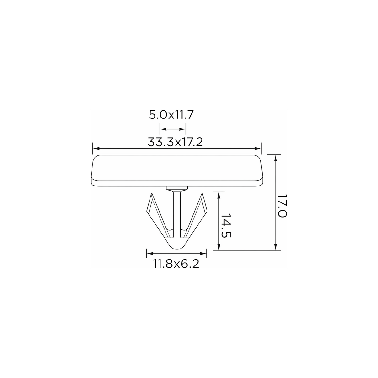 Fästclips – 10-pack