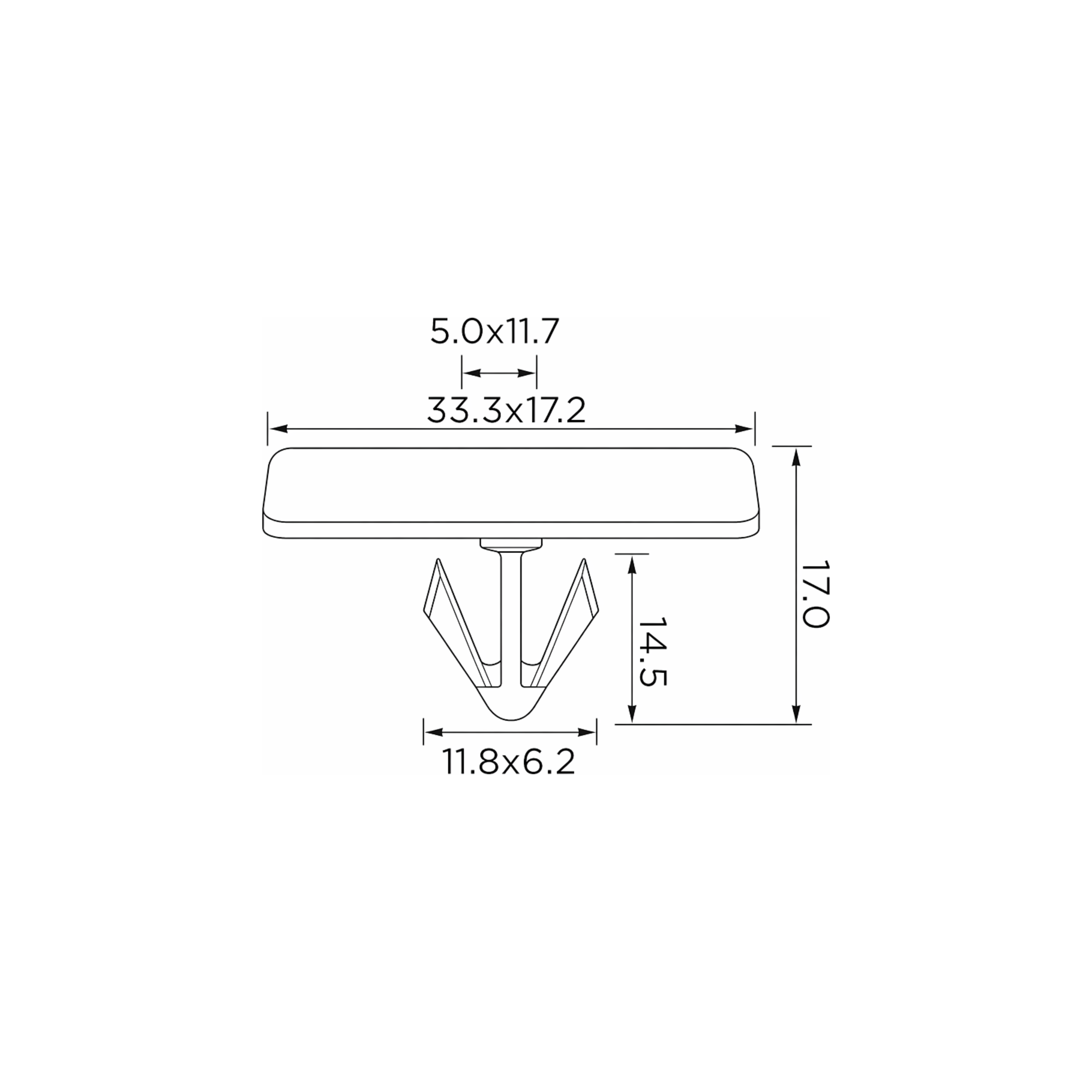 Fästclips – 10-pack