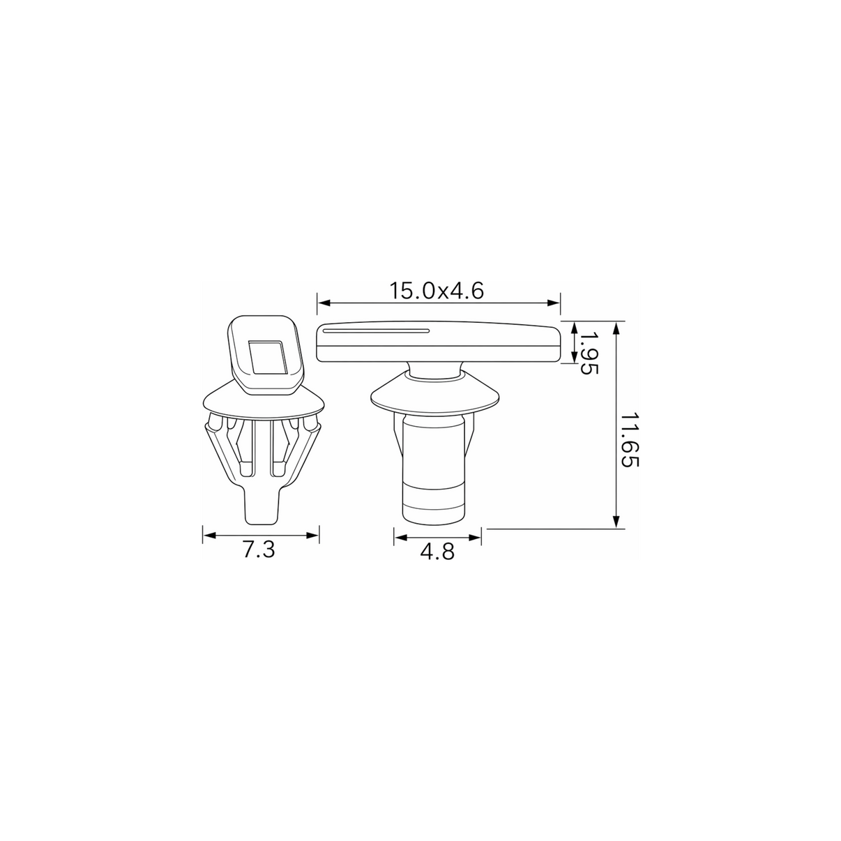 Fästclips – 10-pack