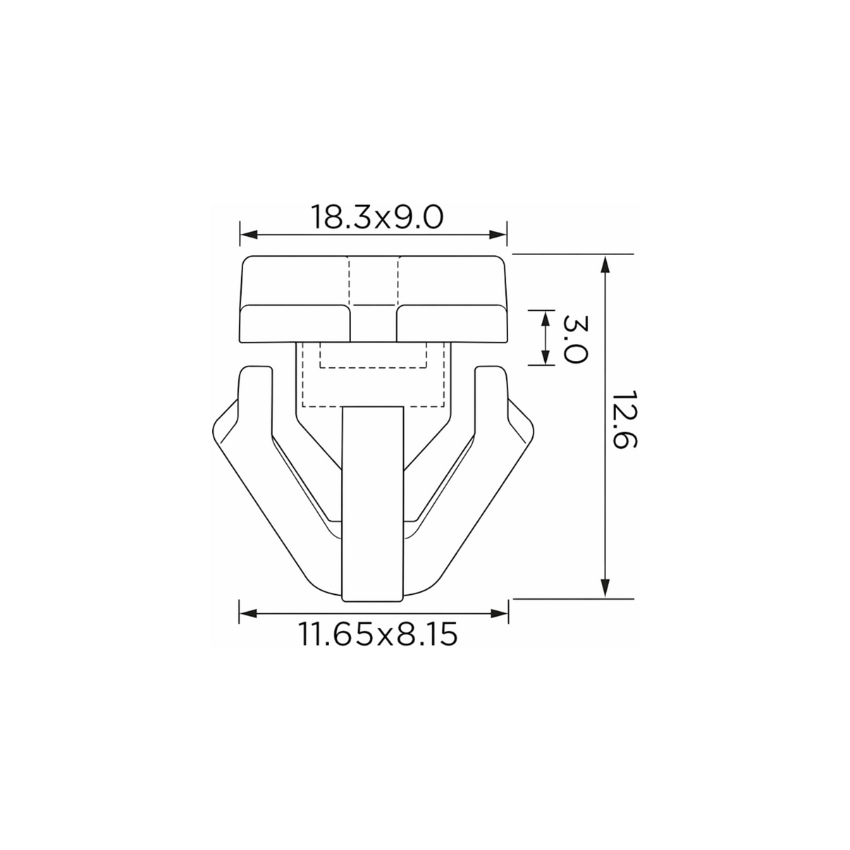 Fästclips Hyundai i20 II/Sonata V m.fl. – 10-pack