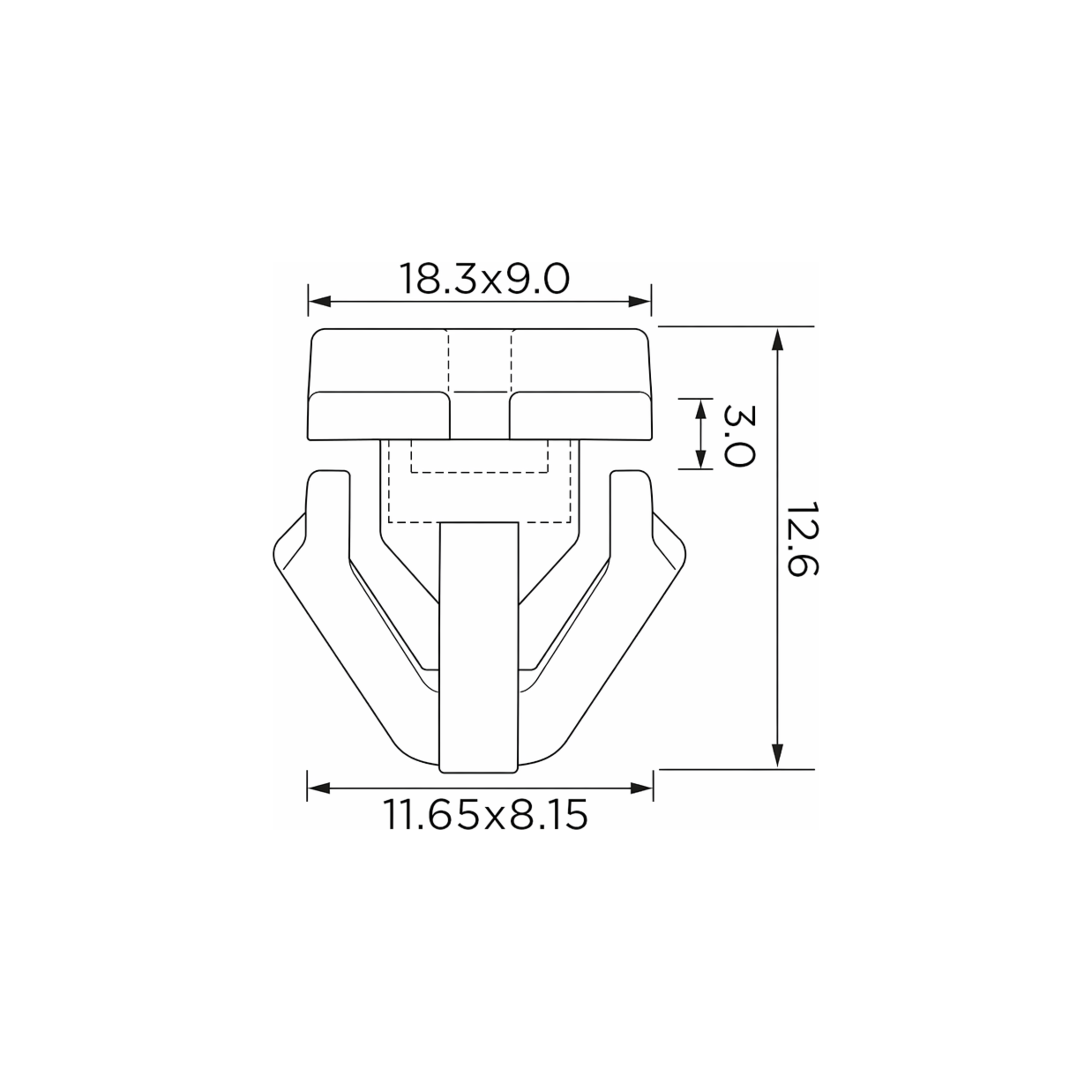 Fästclips Hyundai i20 II/Sonata V m.fl. – 10-pack