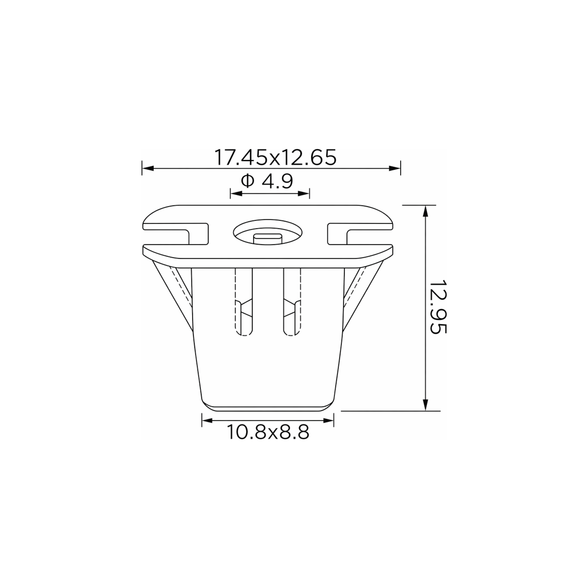 Fästclips Audi A1/A3 m.fl. – 10-pack