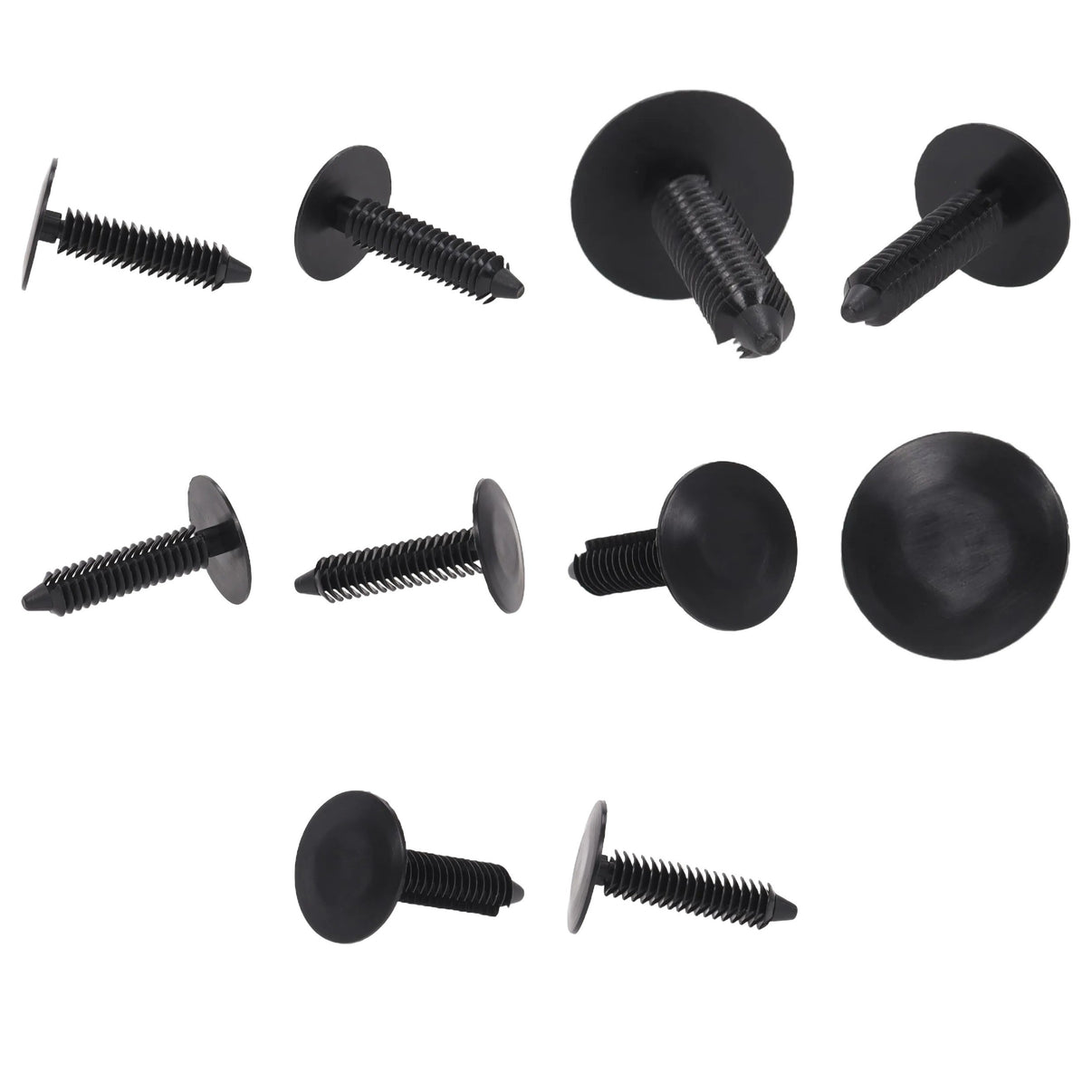 Fästclips – 10-pack – Stabil montering, Fiskbensprofil