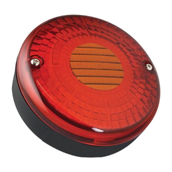 produktbild framifrån visande Baklampa 140STIM Röd – LEA