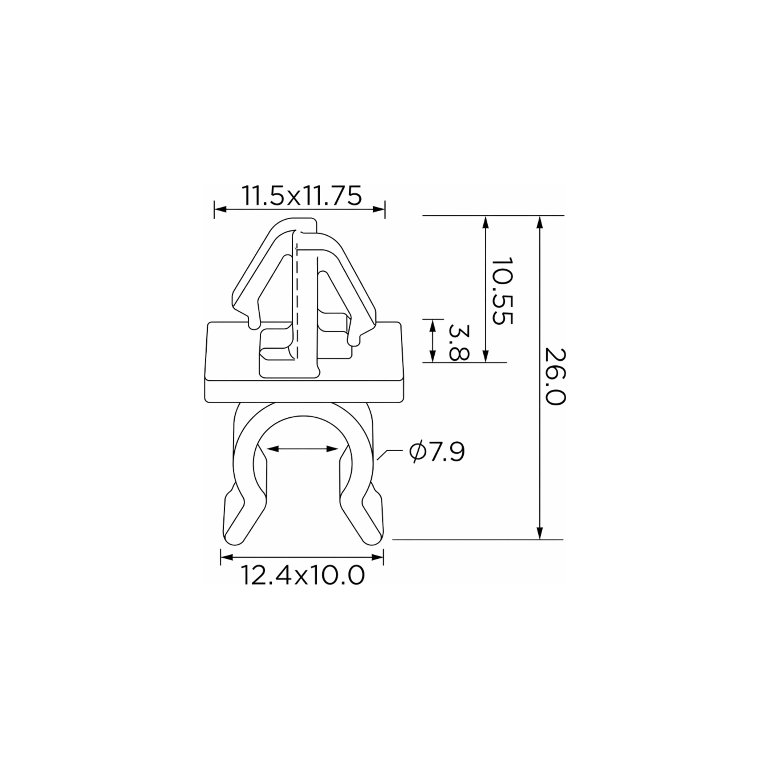 Fästclips Mazda 2/3 m.fl. – 10-pack – Stabil montering