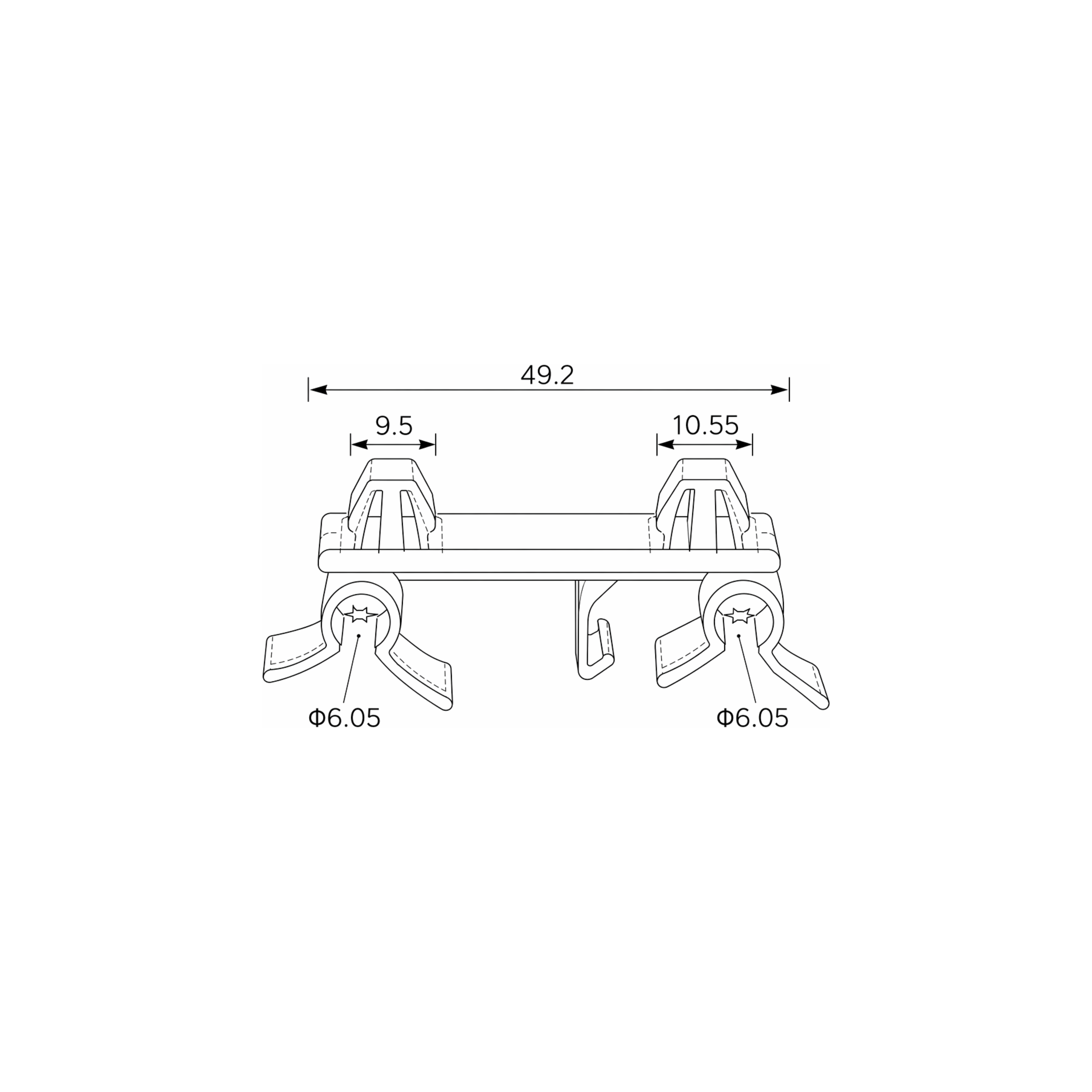 Fästclips – 10-pack