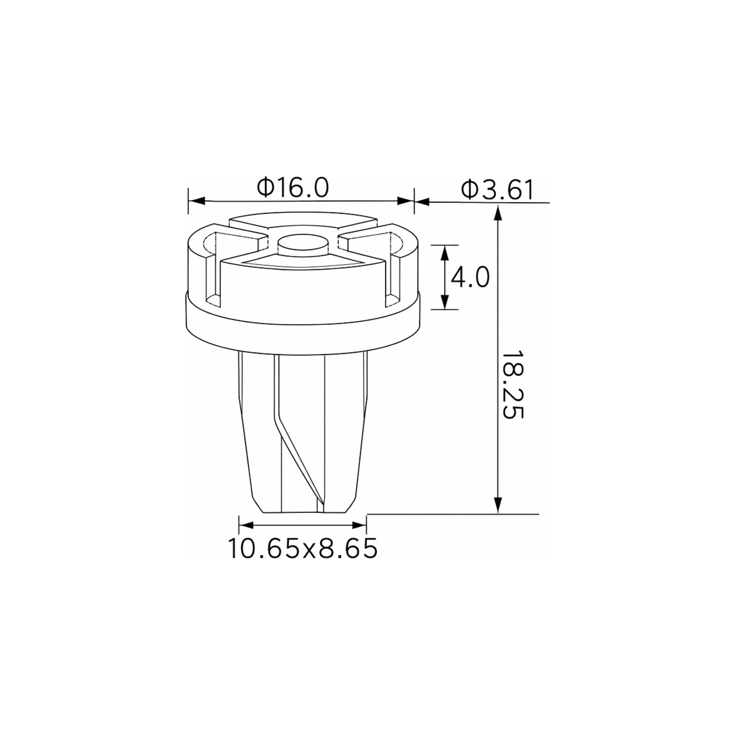Fästclips – 10-pack