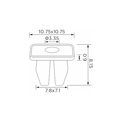 Fästclips – 10-pack