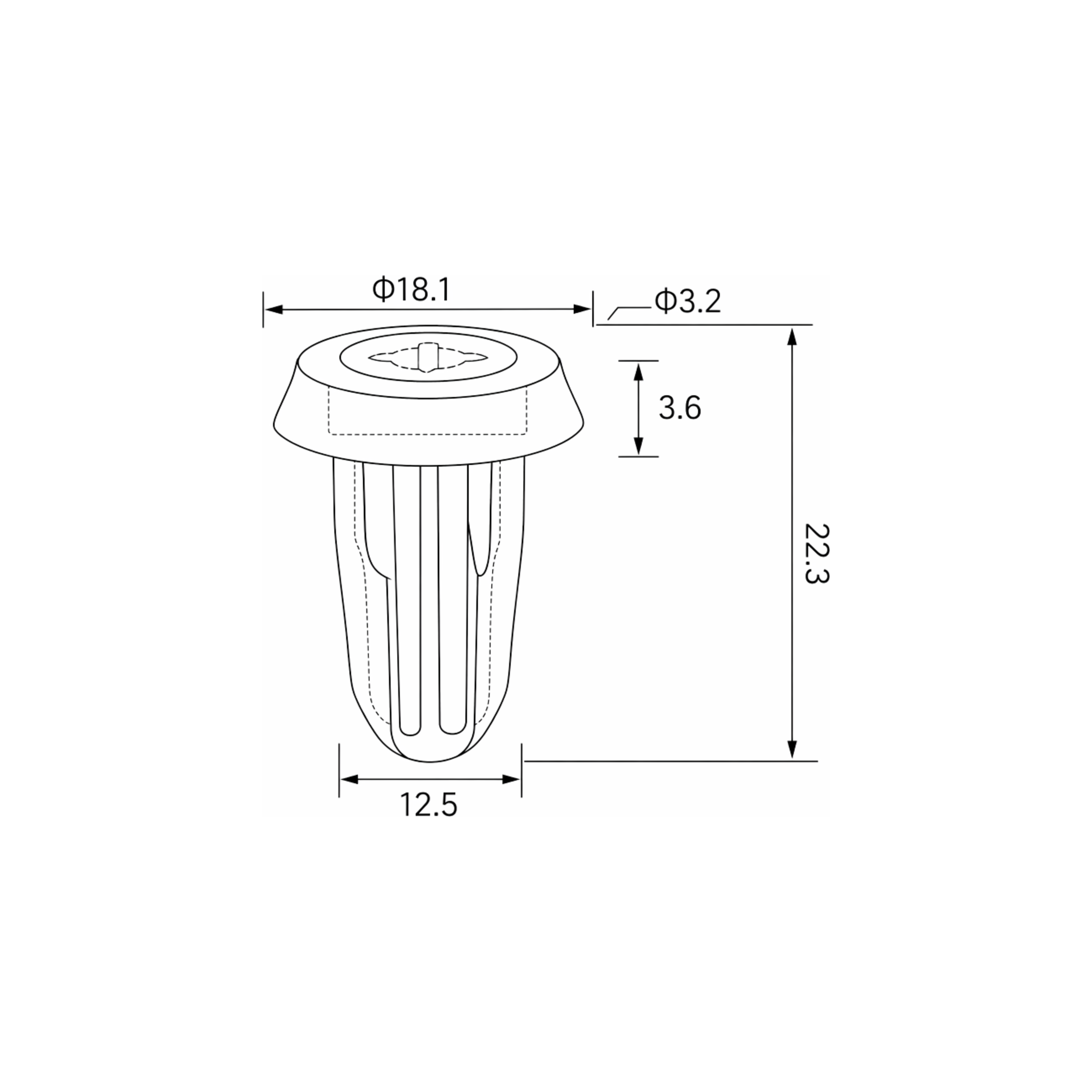 Fästclips – 10-pack