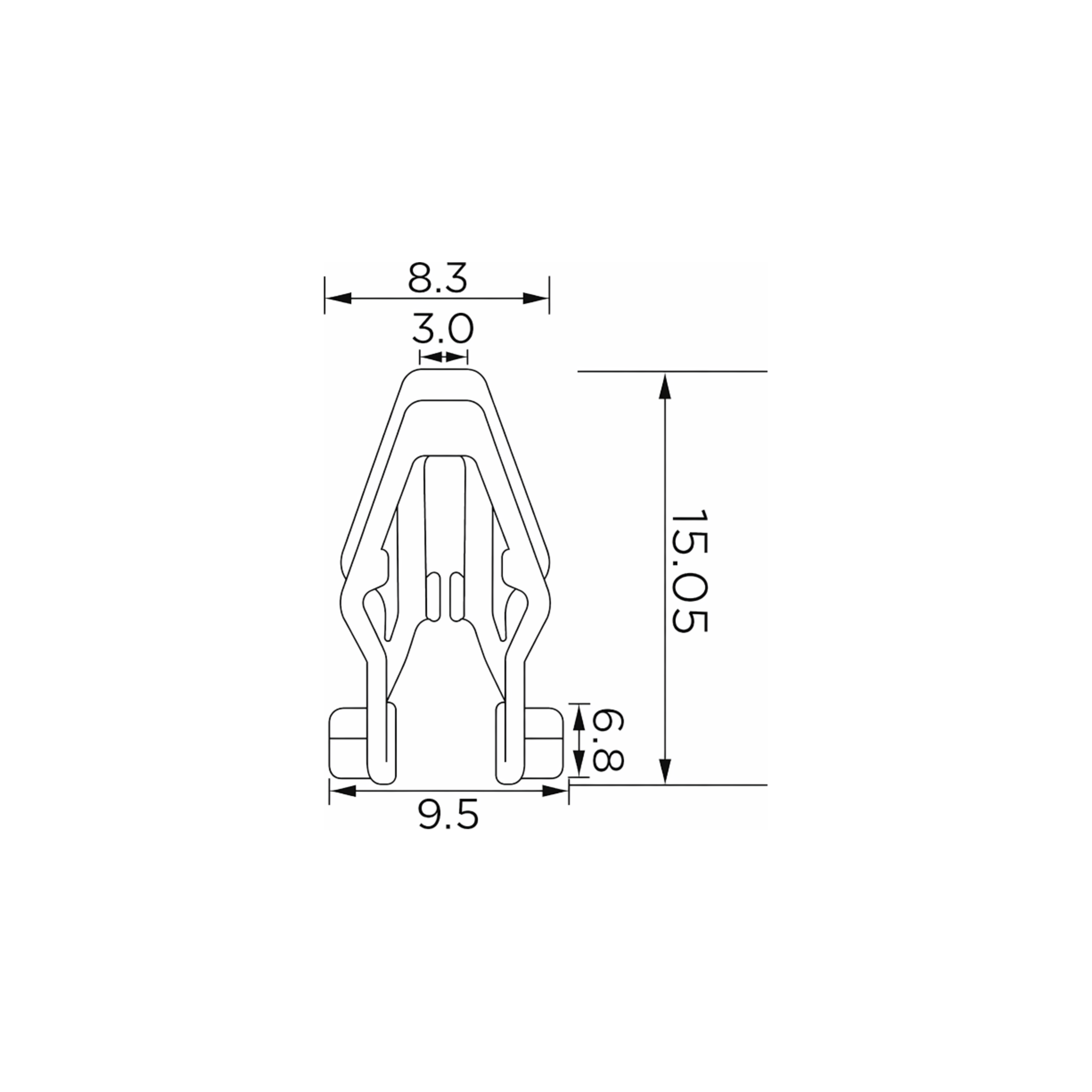 Fästclips Toyota Auris/Camry m.fl. – 10-pack