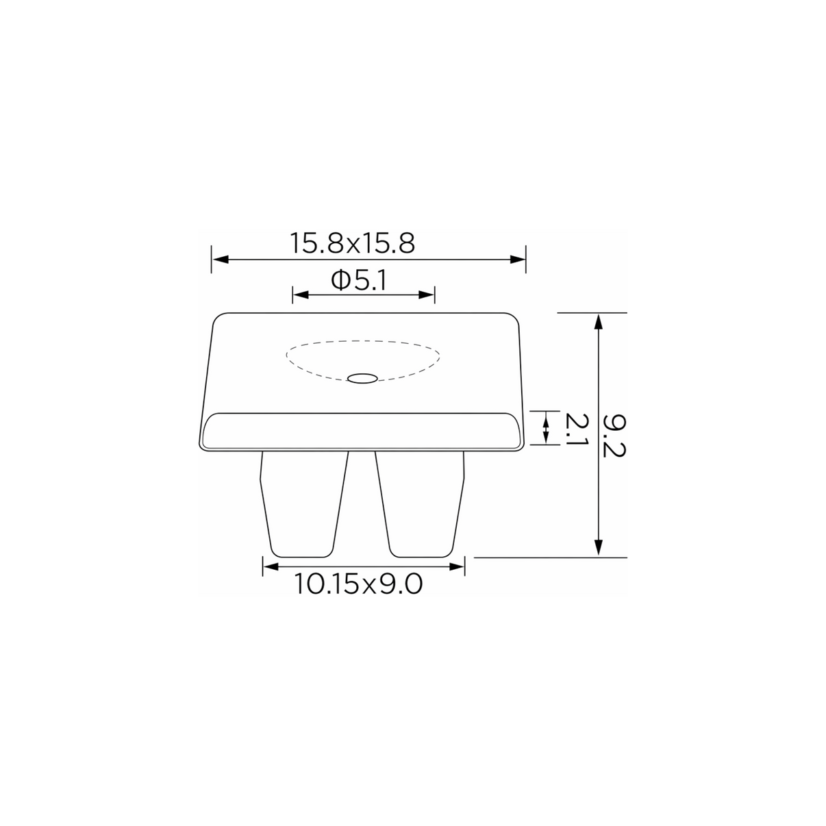 Fästclips VW New Beetle/Golf IV m.fl. – 10-pack