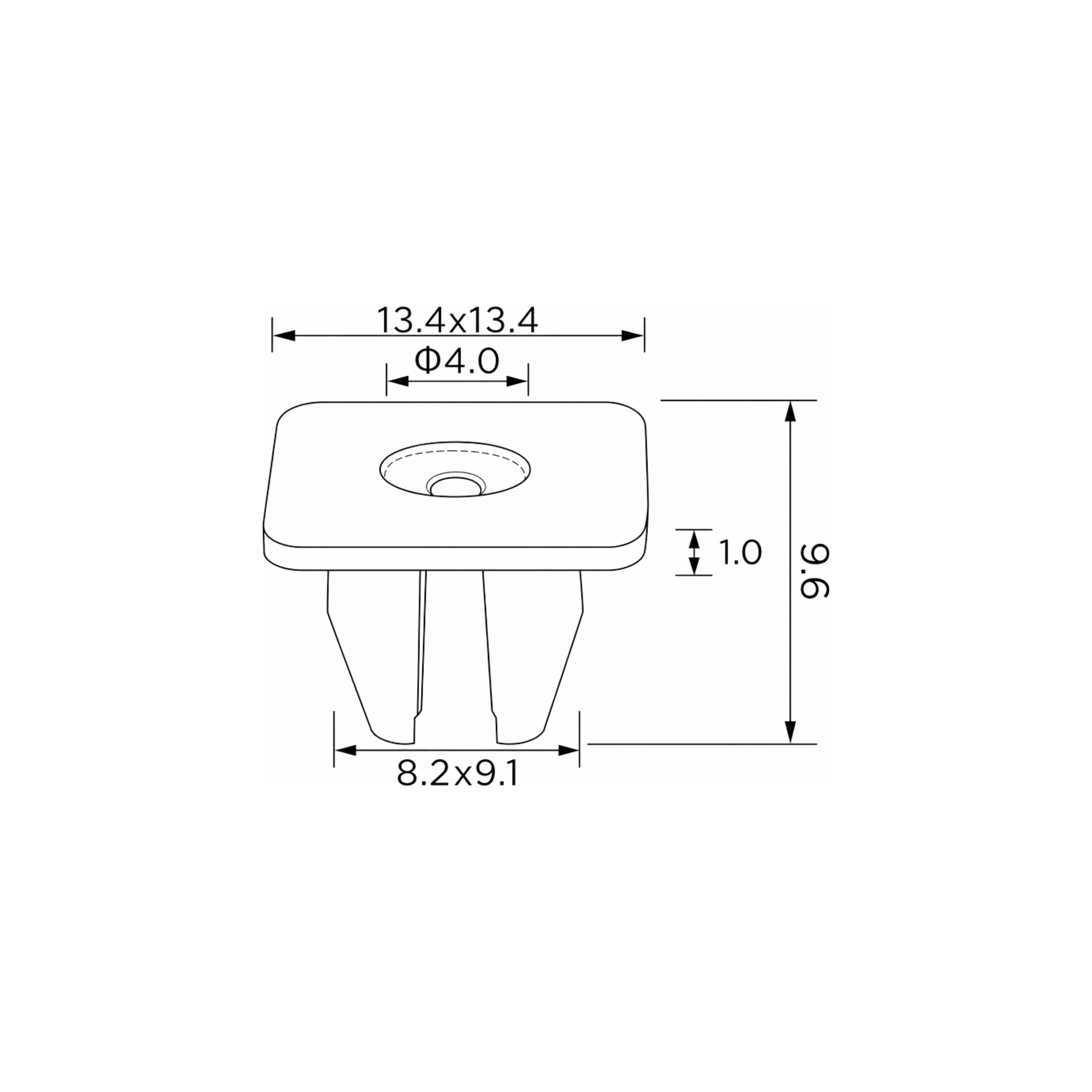 Fästclips – 10-pack