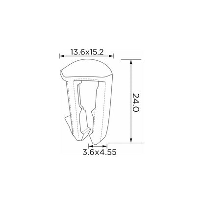 Fästclips – 10-pack