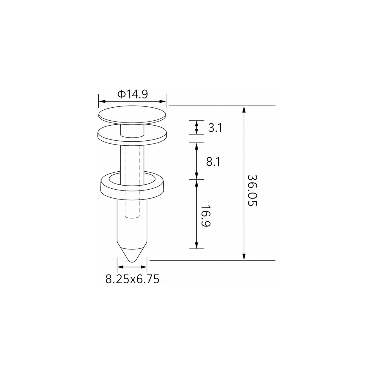 Fästclips – 10-pack