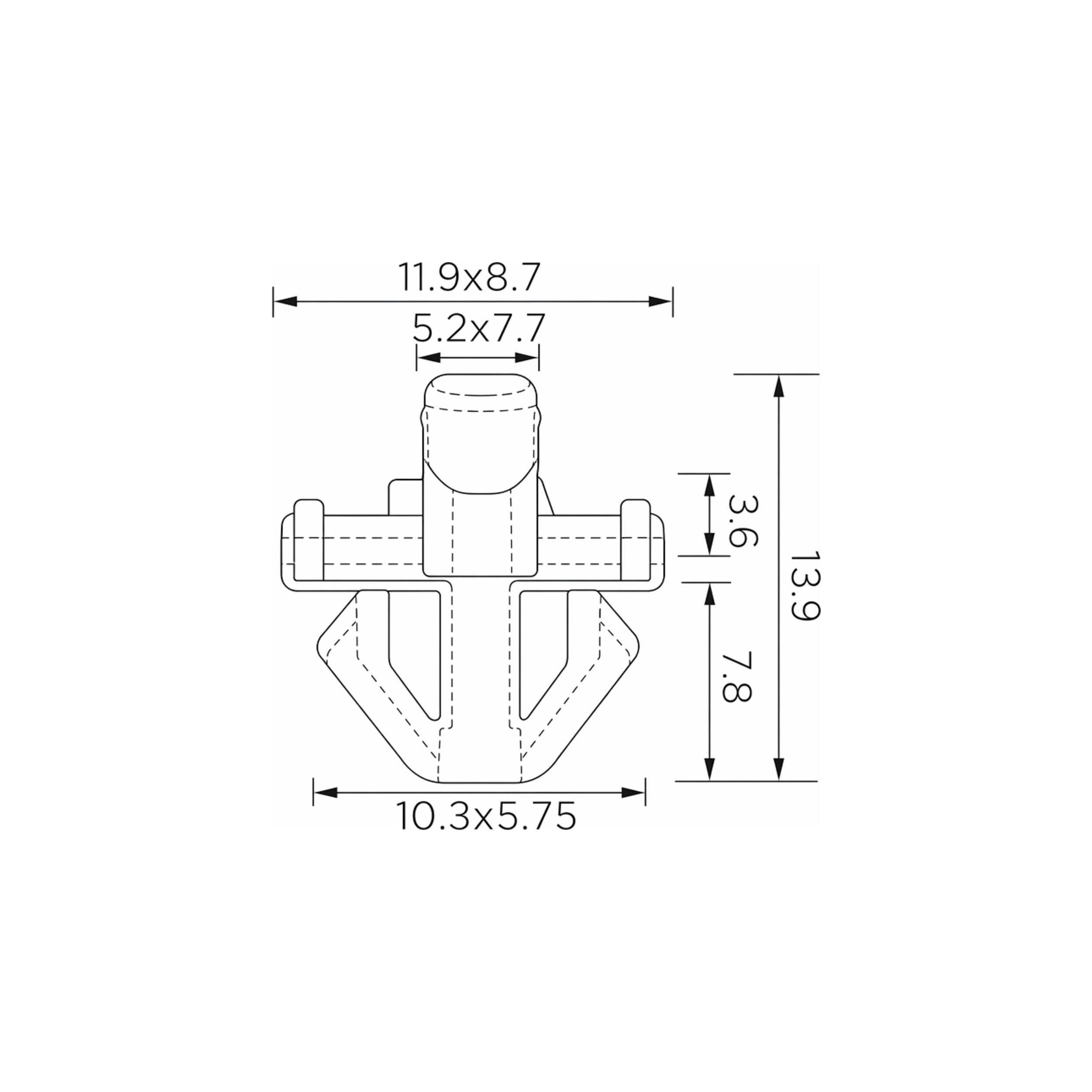 Fästclips – 10-pack