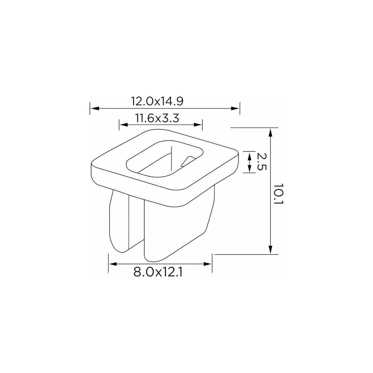 Fästclips – 10-pack