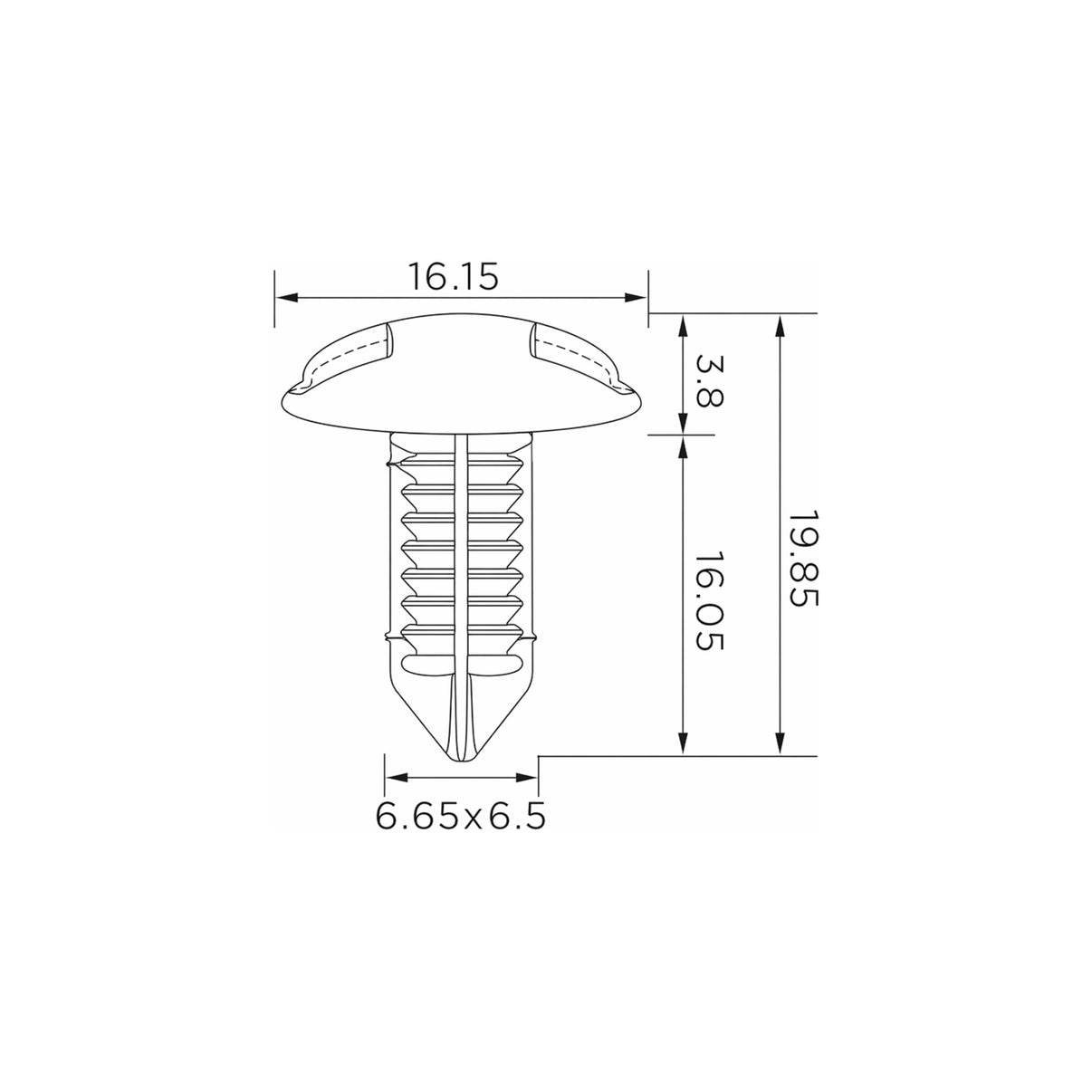 Fästclips Lexus Gs/Is I m.fl. – 10-pack – fäste Stabilt fäste