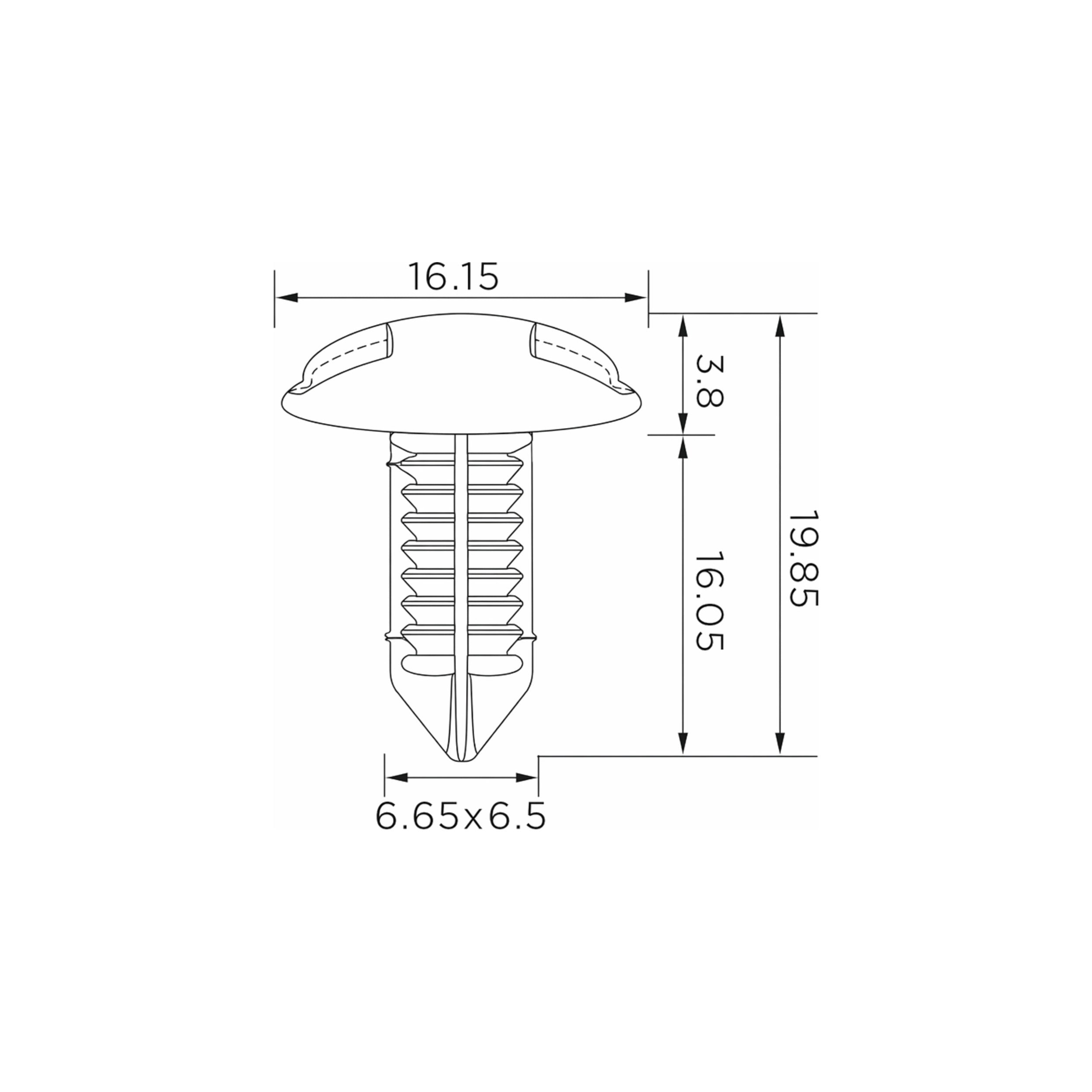 Fästclips Lexus Gs/Is I m.fl. – 10-pack – fäste Stabilt fäste