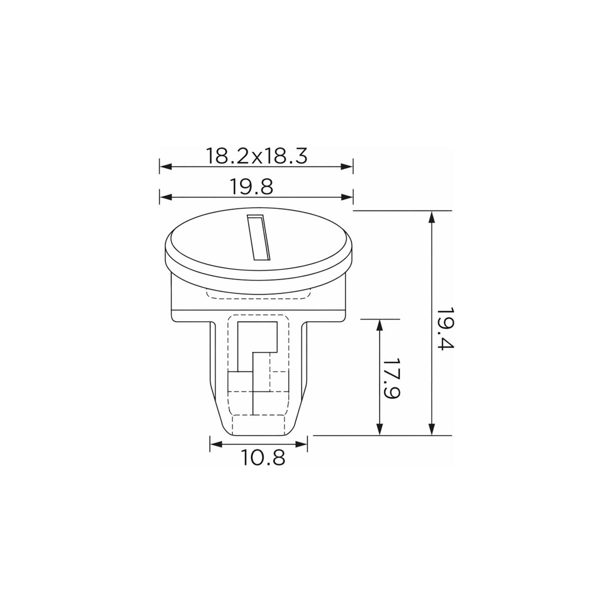 Fästclips – 10-pack