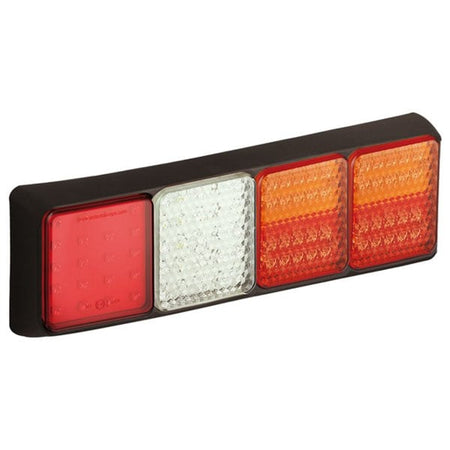 produktbild framifrån visande Baklampa 100BST12WFMRE Röd – LEA